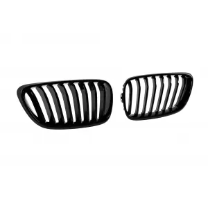 Black kidney grilles suitable for BMW Series 2 F22, F23 after 2013