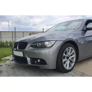 Black matte M3 style kidneys suitable for BMW 3 Series E92 coupe, E93 convertible 2006-2009