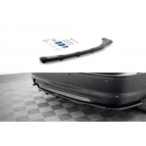 image-45-Additivo Maxton Design per diffusore con alette verticali, adatto per paraurti posteriore M Technik su BMW 3 Series E46 Coupe 1999-2003, verniciato di nero
