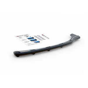 Maxton Design diffózor toldat függőleges lamellákkal, BMW 3-as E46 Coupe 1999-2003 M Technik hátsó lökhárítóhóz, fekete lakk-image-6143424