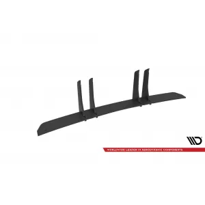 Maxton Design Aufsatz für Diffusor geeignet für BMW 3er Serie M Paket G20, G21 nach 2022, matt schwarz-image-6143444