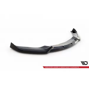 Maxton Design Version 1 Spoiler geeignet für die Frontschürze des BMW 4er Gran Coupe F36 mit M-Paket 2014-2017, schwarz lackiert-image-6143470