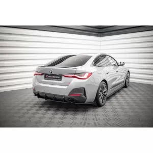 Maxton Design side extensions suitable for rear bumper of BMW 4 Series Gran Coupe G26 after 2021, matte black-image-6143478
