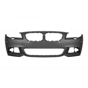 Front M Performance Design Design Stoßstange geeignet für BMW 5er Reihe F10 Limousine, F11 Touring 2010-2013 mit PDC, mit Waschdüsen, mit Nebelscheinwerfern-image-6143511