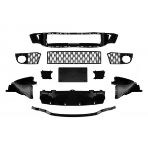 Front M Performance Design Design Stoßstange geeignet für BMW 5er Reihe F10 Limousine, F11 Touring 2010-2013 mit PDC, mit Waschdüsen, mit Nebelscheinwerfern-image-6143512