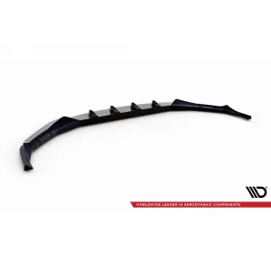 Maxton Design Version 4 Spoiler geeignet für die Front-M-Stoßstange der BMW 5er Reihe G30 Limousine, G31 Touring 2017-2020, schwarz lackiert-image-6143812