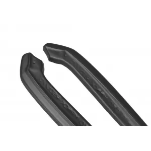 Maxton Design side extensions suitable for rear M Technik bumper on BMW 5 Series G30, G31 after 2017, black lacquer