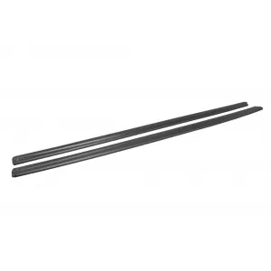 Maxton Design additives suitable for M Technik side skirts on BMW 5 Series G30, G31 after 2017, black lacquer