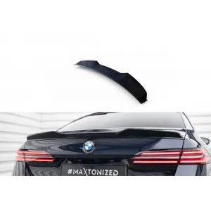 Maxton Design spoiler suitable for BMW 5 Series G60 trunk with M package after 2023, black lacquer