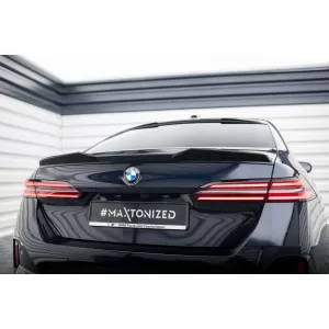 Maxton Design spoiler suitable for BMW 5 Series G60 trunk with M package after 2023, black lacquer