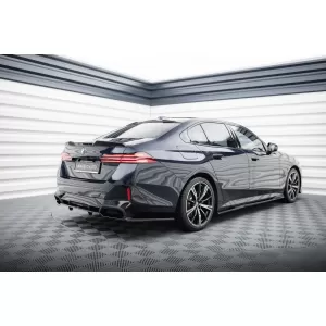 Maxton Design Version 1 Spoiler geeignet für die hintere M Stoßstange des BMW 5er G60 nach 2023, schwarz lackiert-image-6143846