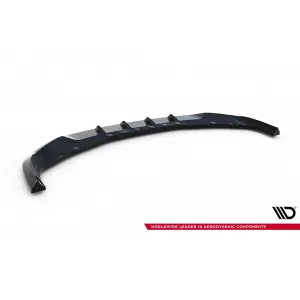 Maxton Design Version 2 Spoiler geeignet für Frontstoßstange des BMW 7er G70 nach 2022, schwarz lackiert-image-6143885