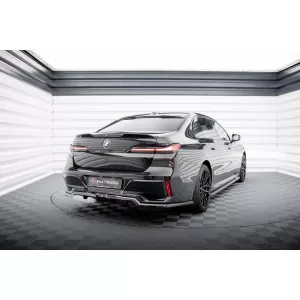 Maxton Design spoiler suitable for BMW 7 Series M-Pack, M760E G70 after 2022, black lacquer