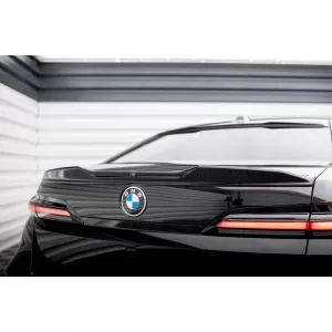 Maxton Design spoiler suitable for BMW 7 Series M-Pack, M760E G70 after 2022, black lacquer