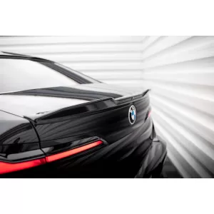 Maxton Design spoiler suitable for BMW 7 Series M-Pack, M760E G70 after 2022, black lacquer