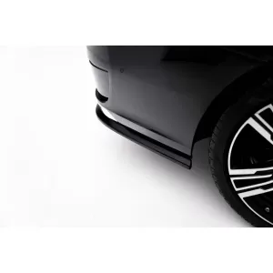 Maxton Design spoiler suitable for rear bumper of BMW 7 Series G70 after 2022, black lacquer