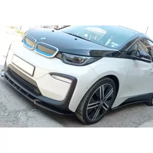 Maxton Design Version 2 Spoiler geeignet für die Frontschürze des BMW i3 2017-2022, schwarz lackiert-image-6143926