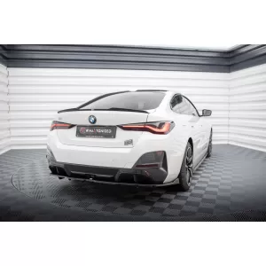Maxton Design Spoiler geeignet für BMW i4 G26 Kofferraum mit M-Paket nach 2021, schwarz lackiert-image-6143952