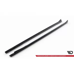 Maxton Design Version 1 Additive geeignet für BMW i4 G26 Seitenschweller mit M-Paket nach 2021, schwarz lackiert-image-6143962