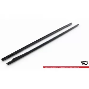 Maxton Design Version 2 Additive geeignet für BMW i4 G26 Seitenschweller mit M-Paket nach 2021, schwarz lackiert-image-6143967
