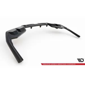 Maxton Design Version 1 Spoiler geeignet für den Heckstoßfänger des BMW i4 G26 mit M-Paket nach 2021, schwarz lackiert-image-6143973