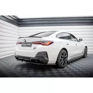 Maxton Design Version 1 Spoiler geeignet für den Heckstoßfänger des BMW i4 G26 mit M-Paket nach 2021, schwarz lackiert-image-6143977