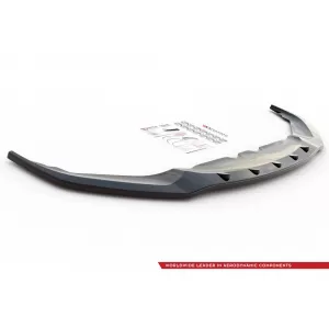 Spoiler Maxton Design versiunea 1 potrivit pentru bara frontală a BMW M850I G15 după 2018, lac negru