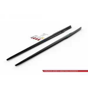 Aditive Maxton Design pentru praguri BMW M850I G15 după 2018, lac negru
