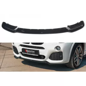 image-52-Maxton Design spoiler M Technik első lökhárítóhóz BMW X3 F25 2014-2017, fekete lakk