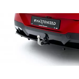 Maxton Design Spoiler geeignet für den Heckstoßfänger des BMW X3 G45 mit M-Paket nach 2024, schwarz lackiert-image-6144112