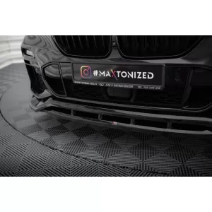 Maxton Design Version 2 Spoiler geeignet für die Frontschürze des BMW X5 G05 mit M-Paket 2018-2023, schwarz lackiert-image-6144186