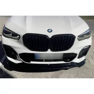 Maxton Design Version 2 Spoiler geeignet für die Frontschürze des BMW X5 G05 mit M-Paket 2018-2023, schwarz lackiert-image-6144187