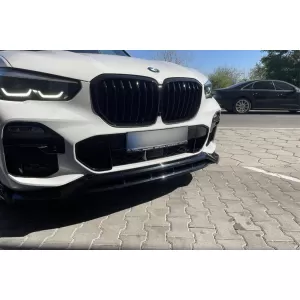 Maxton Design Version 2 Spoiler geeignet für die Frontschürze des BMW X5 G05 mit M-Paket 2018-2023, schwarz lackiert-image-6144188