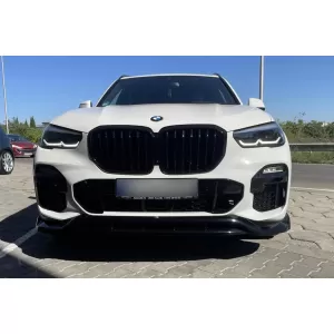 Maxton Design Version 2 Spoiler geeignet für die Frontschürze des BMW X5 G05 mit M-Paket 2018-2023, schwarz lackiert-image-6144189