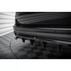 Maxton Design Spoiler geeignet für Heckstoßstange des BMW X5 G05 mit M-Paket 2018-2023, schwarz lackiert-image-6144195