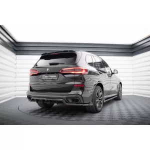 Maxton Design Spoiler geeignet für Heckstoßstange des BMW X5 G05 mit M-Paket 2018-2023, schwarz lackiert-image-6144196