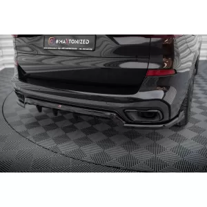 Maxton Design Spoiler geeignet für Heckstoßstange des BMW X5 G05 mit M-Paket 2018-2023, schwarz lackiert-image-6144197
