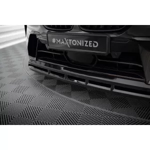 Maxton Design Spoiler geeignet für die Frontschürze des BMW X7 G07 mit M-Paket nach 2022, schwarz lackiert-image-6144263