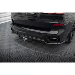 Maxton Design Spoiler geeignet für den Heckstoßfänger des BMW X7 G07 mit M-Paket nach 2022, schwarz lackiert-image-6144269