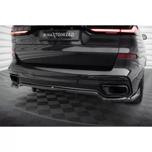 Maxton Design Spoiler geeignet für den Heckstoßfänger des BMW X7 G07 mit M-Paket nach 2022, schwarz lackiert-image-6144272