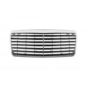 Chrome/black Avantgarde grille suitable for Mercedes E-Class W124 1993-1995