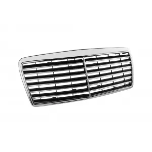 Chrome/black Avantgarde grille suitable for Mercedes E-Class W124 1993-1995
