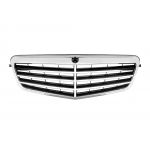 Chrome/black grille suitable for Mercedes E-Class W212 2009-2013