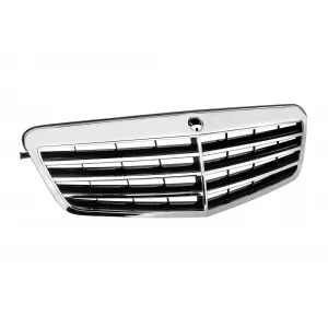 Chrome/black grille suitable for Mercedes E-Class W212 2009-2013
