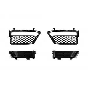 Front A Design Stoßfänger geeignet für Mercedes E-Klasse W212 2010-2014 Limousine, Kombi mit PDC, mit DRL Tagfahrlicht, mit Waschdüsen-image-6144378