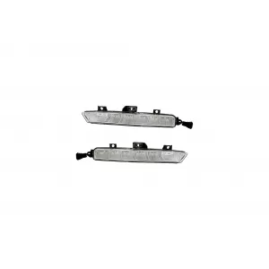Front A Design Stoßfänger geeignet für Mercedes E-Klasse W212 2010-2014 Limousine, Kombi mit PDC, mit DRL Tagfahrlicht, mit Waschdüsen-image-6144379