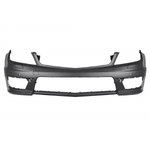Front A Design Stoßstange geeignet für Mercedes C-Klasse W204 2007-2014 Limousine, Kombi mit PDC, mit Waschdüsen, mit Tagfahrlicht-image-6144390