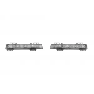 Front A Design Stoßstange geeignet für Mercedes C-Klasse W204 2007-2014 Limousine, Kombi mit PDC, mit Waschdüsen, mit Tagfahrlicht-image-6144394