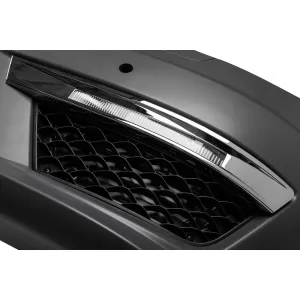 Front A Design Stoßstange geeignet für Mercedes C-Klasse W204 2007-2014 Limousine, Kombi mit PDC, mit Waschdüsen, mit Tagfahrlicht-image-6144395