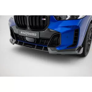 Maxton Design carbon spoiler suitable for front bumper of BMW X5 G05 with M package after 2023
